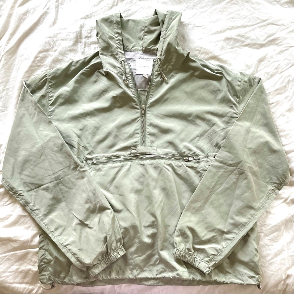 Thread & Supply Quarter Zip Windbreaker / Jacket, Hooded